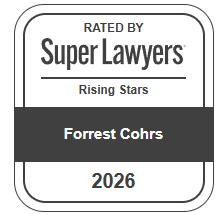 Rated by Super Lawyers, Rising Stars, Forrest Cohrs 2026