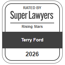 Rated by Super Lawyers, Rising Stars, Terry Ford 2026